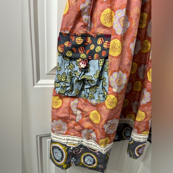 Vintage Matilda Jane Character Counts Vigilante Maya Dress pockets button fuzzy - Picture 5 of 10